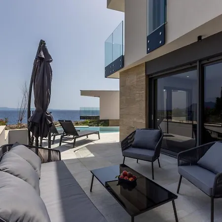 别墅 Luxury Luce Seaside Heated Pool Sauna Potomje