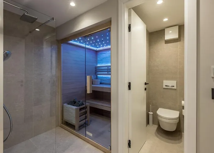 Luxury Luce Seaside Heated Pool Sauna Villa Potomje