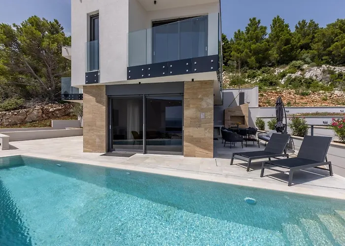 Luxury Luce Seaside Heated Pool Sauna Potomje