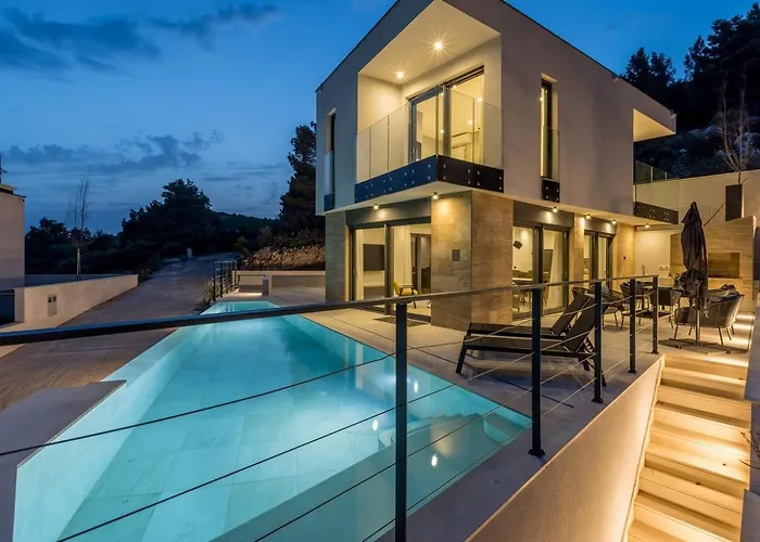 Villa Luxury Luce Seaside Heated Pool Sauna Potomje